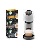 KRUPS Genio S Machine à café expresso Nescafé Dolce Gusto + 3 boites de 12 capsules Starbucks, Fonction XL intuitive, Blanc