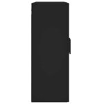 vidaXL Armoire murale noir 69 5x34x90 cm bois d'ingénierie