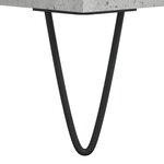 vidaXL Tables de chevet 2 Pièces gris béton 40x35x50 cm bois d’ingénierie