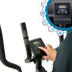 Vélo elliptique d'appartement smart bike 8 niveaux de résistance magnétique - roue inertie 3kg  ecran d'entraînement