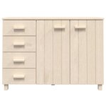 vidaXL Buffet HAMAR Marron miel 113x40x80 cm Bois massif de pin
