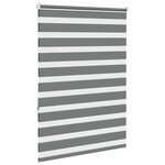 vidaXL Store zèbre gris foncé largeur du tissu 90 9 cm polyester