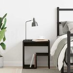 vidaXL Cabinet de chevet Chêne noir 40 x 30 x 40 cm Bois d'ingénierie