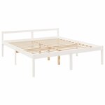 vidaXL Lit pour personne âgée sans matelas 200x200 cm bois pin massif