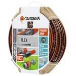 GARDENA Tuyau d'arrosage Flex 20m Ø15 mm + lance et access