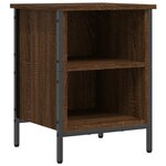 vidaXL Armoire à chaussures chêne marron 38x35x50 cm bois d'ingénierie