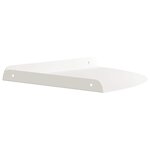 vidaXL Étagère flottante avec étagère 2 Pièces Blanc 30 x 30 x 2 cm