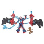 Marvel spider-man - bend and flex - missions spider-man mission dans l'espace - figurine flexible  15 cm  pour enfants des 4 ans