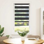 vidaXL Store zèbre noir 60x100 cm largeur du tissu 55 9 cm polyester