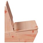 vidaXL Chaises de jardin lot de 2 60x64x70 5 cm bois massif de douglas