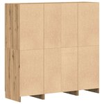 vidaXL Ensemble d'armoires de cuisine 3 Pièces chêne artisanal