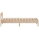 vidaXL Cadre de lit sans matelas 90x190 cm bois de pin massif