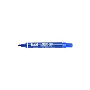 Pentel Marqueur permanent N50, pointe ogive, bleu