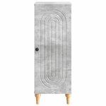 vidaXL Buffet Gris béton 33 x 34 5 x 90 cm Bois d'ingénierie