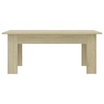 vidaXL Table basse Chêne sonoma 100x60x42 cm Bois d’ingénierie