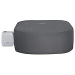 Bestway Housse Gris 201 x 201 x 80 cm PVC et POM