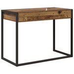 vidaXL Bureau Bois Ancien 100 x 50 x 75 cm Bois d'ingénierie