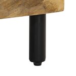 vidaXL Meuble TV 100x33x46 cm bois massif de manguier