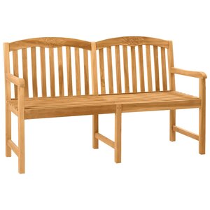 vidaXL Banc en Bois Sculpté en Rose 179 5 x 61 x 90 cm Naturel