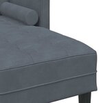 vidaXL Ensemble de Canapés Gris foncé 173 x 131 x 67 cm Velours