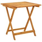 vidaXL Ensemble de bistro 3 Pièces noir polypropylène et bois massif