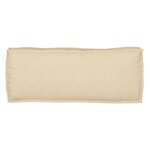 vidaXL Set de coussins de palette 2 Pièces Beige 100 x 40 x 8 cm