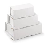 Boîte postale carton blanche sécurisée raja 25x15x10 cm (lot de 20)