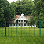 vidaXL Clôture Euro Acier 20x1 m Vert