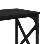 vidaXL Table console Chêne noir 156 x 28 x 80 5 cm Bois d'ingénierie