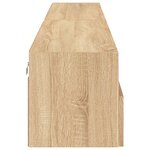 vidaXL Meubles TV muraux 2Pièces chêne sonoma 100x30x30cm bois ingénierie