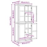 vidaXL Ensemble de meubles de rangement Marron Bois d'ingénierie