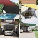 vidaXL Voile d'ombre 4 x 4 x 4 m 100   polyester Oxford Triangulaire