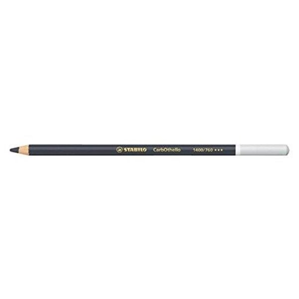 Crayon de couleur Fusain Pastel CarbOthello Noir d'ivoire STABILO