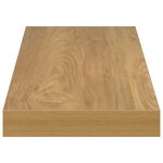 vidaXL Étagère Murale 2 Pièces Marron 50 x 23 x 4 cm Bois d'ingénierie