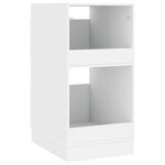 vidaXL Armoire à Laver Blanc 50 x 68 x 102 cm Bois d'ingénierie