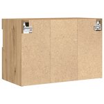 Meuble TV vidaXL avec lumières LED Chêne Artisan 60x30x40 cm