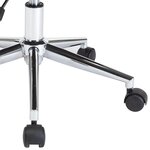 vidaXL Chaises pivotantes à manger lot de 6 gris bois courbé et tissu