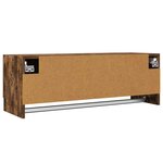 vidaXL Garde-robe Chêne fumé 100x32 5x35 cm Bois d'ingénierie