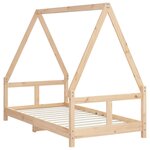 vidaXL Cadre de lit pour enfant 80x160 cm bois de pin massif