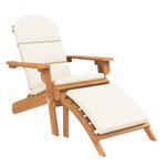 vidaXL Ensemble de salon de jardin Adirondack 3 Pièces bois acacia solide