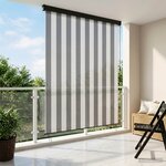 vidaXL Store enrouleur Anthracite et blanc 180 x 250 cm