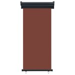 vidaXL Auvent latéral de balcon 85x250 cm Marron