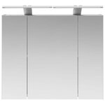 vidaXL Armoire Miroir de Salle de Bain Gris Sonoma 60 x 14 5 x 50 cm