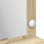 vidaXL Coiffeuse Chêne sonoma 100 x 41 x 135 cm Bois d'ingénierie
