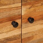 vidaXL Meuble d'appoint Marron 60 x 33 x 75 cm Bois de mangue massif