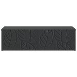 vidaXL Table d'appoint murale 87 5 x 34 5 x 17 cm Bois d'ingénierie