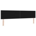 vidaXL Tête de lit capitonnée gris clair avec LED de 100 cm en tissu
