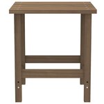 vidaXL Chaise de jardin Adirondack avec table Bois de sapin Marron