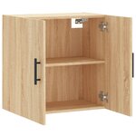 vidaXL Armoire murale chêne sonoma 60x31x60 cm bois d'ingénierie