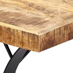 vidaXL Table à manger 180x90x76 cm Bois de manguier massif